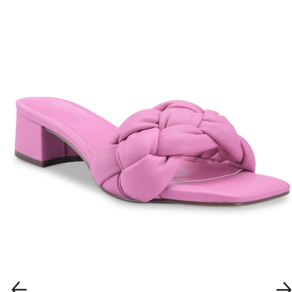 Marc Fisher Pink Calvie Slide Sandal